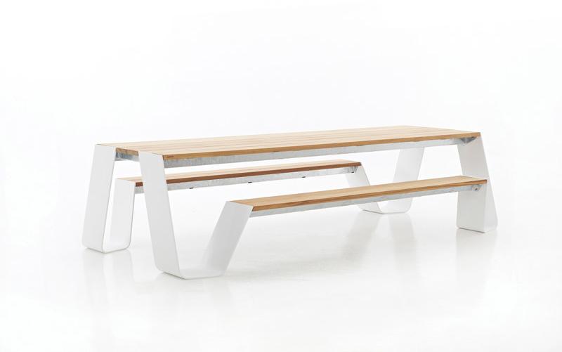 Extremis Стол для пикника со встроенными скамейками Hopper sun-id-1514934 - Вид №4