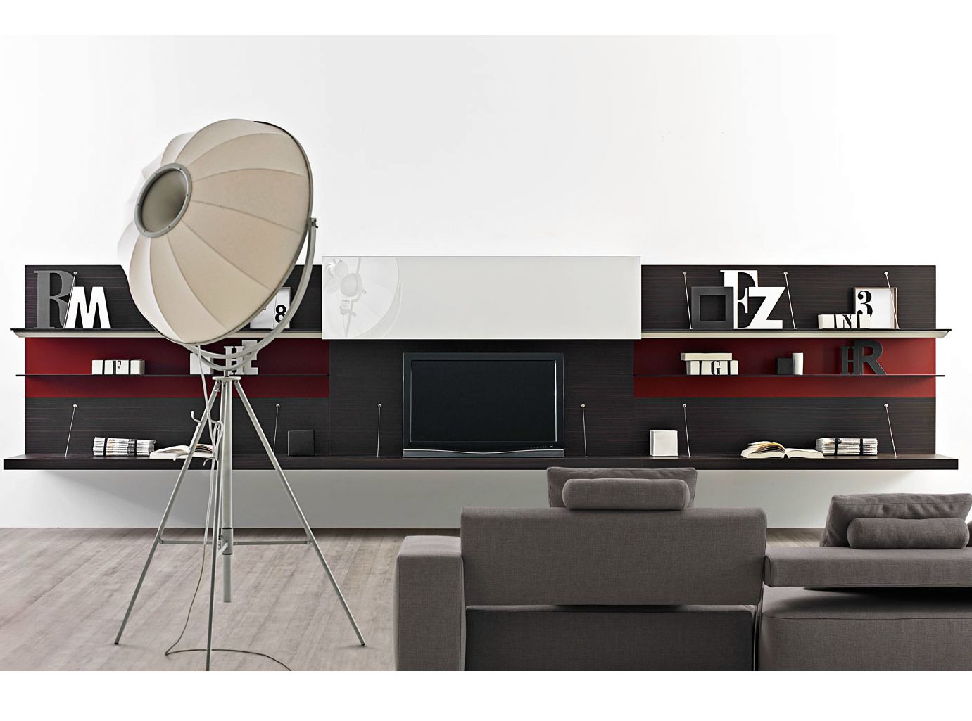 Оборудованная стена с ТВ-стойкой B&B Italia PAB ARCH-00029458 - Вид №23