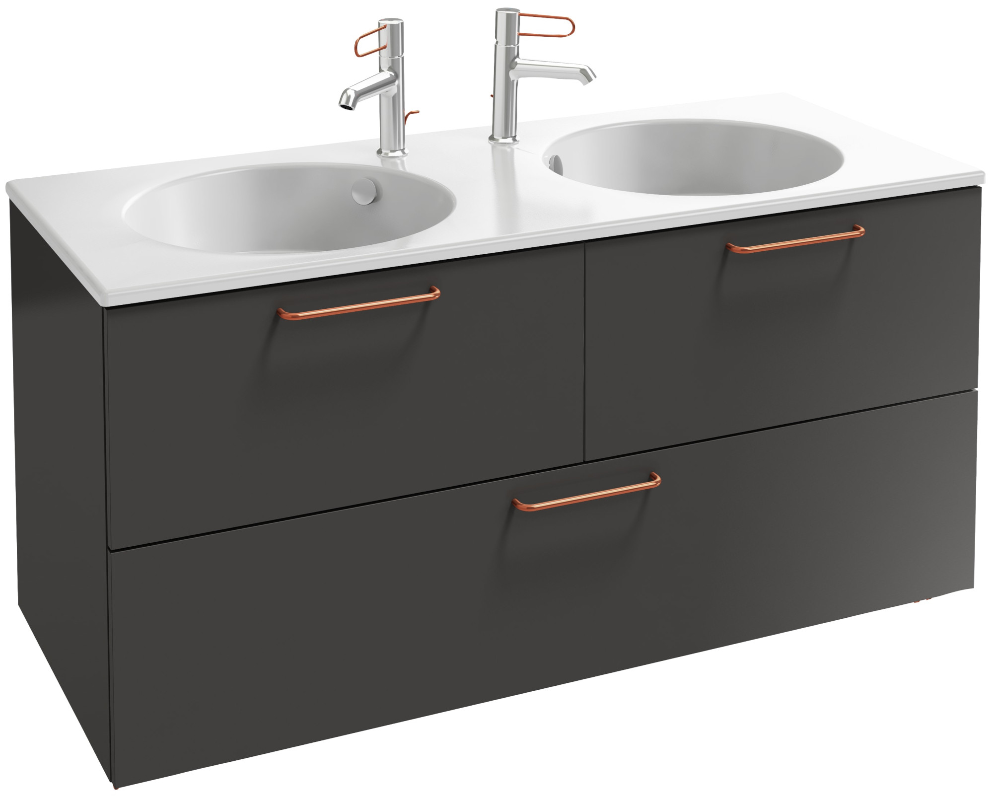 EB2545-R7-E52 Тумба под столешницу 120 см, 3 ящика, бронзовая ручка JACOB DELAFON ODÉON RIVE GAUCHE ODEON RIVE GAUCHE