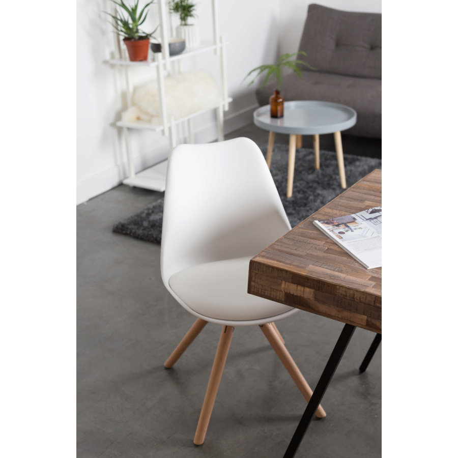 Стул Tryck темно-серый White Label Living 1100279 - Вид №3