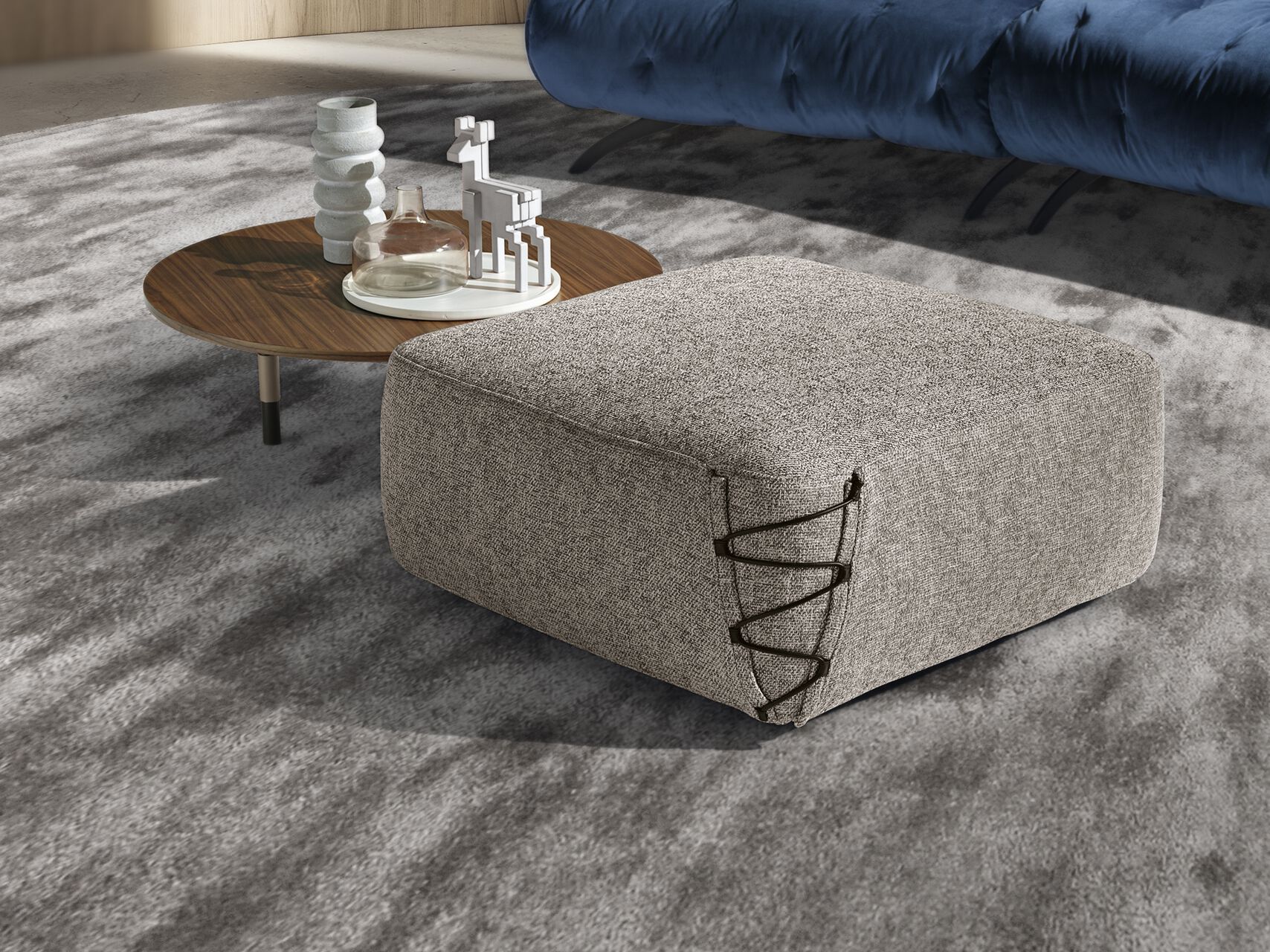 Квадратный пуф из ткани Max Divani KEA ARCH-00096847 - Вид №2