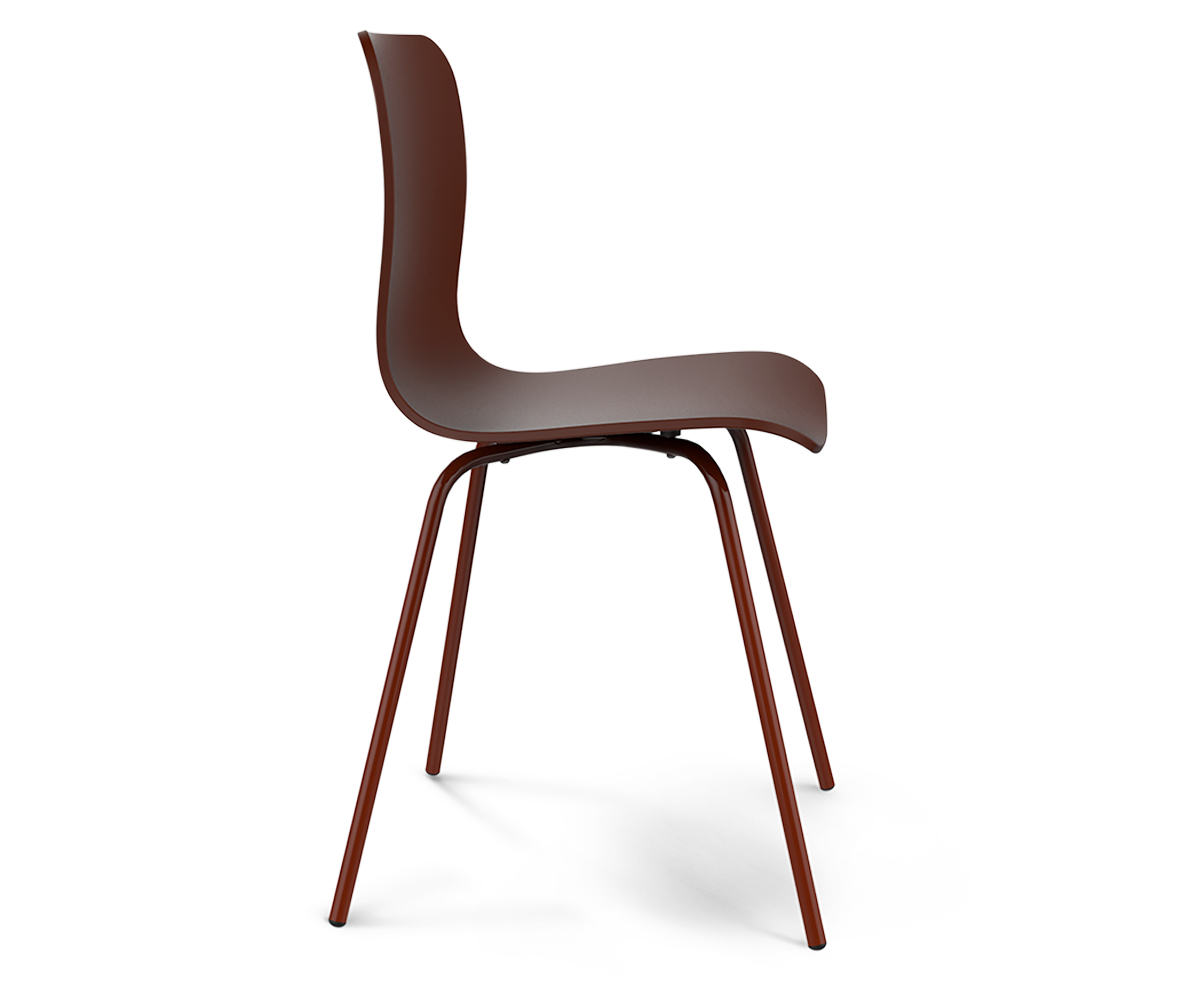 Стул DSR Коричневый S33 (eames style) SHEFFILTON ДИЗАЙНЕРСКИЕ, EAMES STYLE 015575 Коричневый  - Вид №1