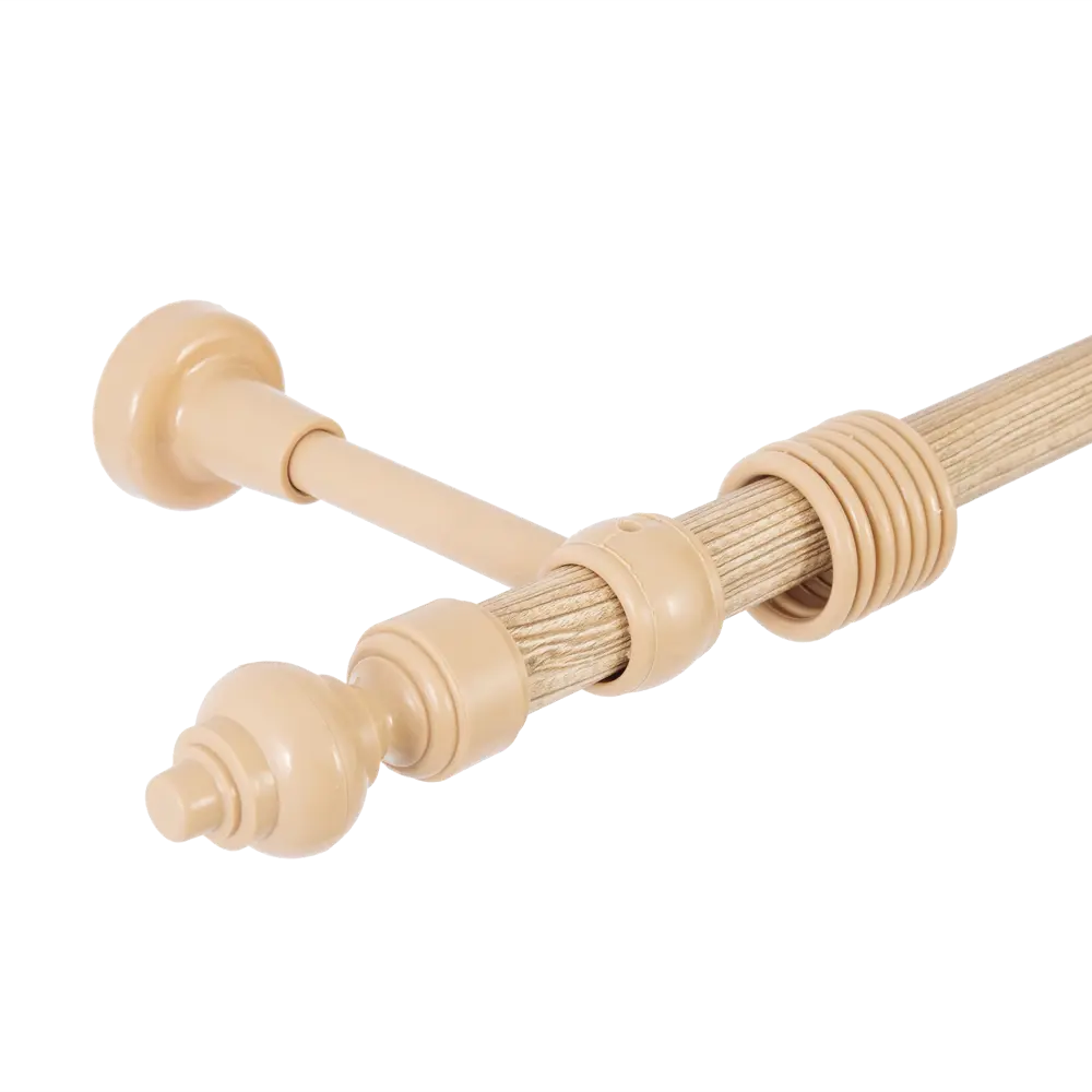 Карниз настенный Русские Карнизы 240 см металлический бежевый 86946178