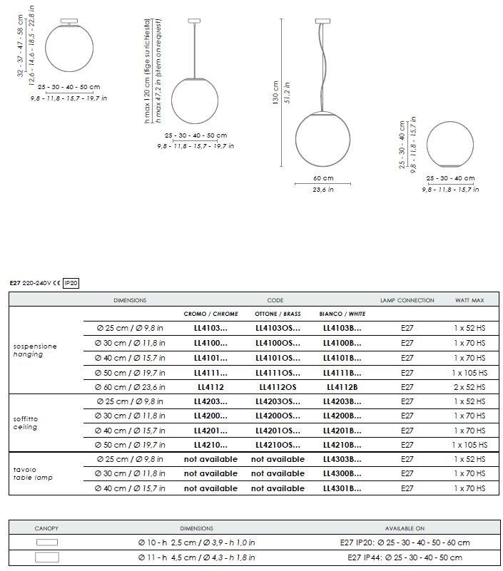 AiLati Настольная лампа из стекла Sferis sun-id-1363177 - Вид №3