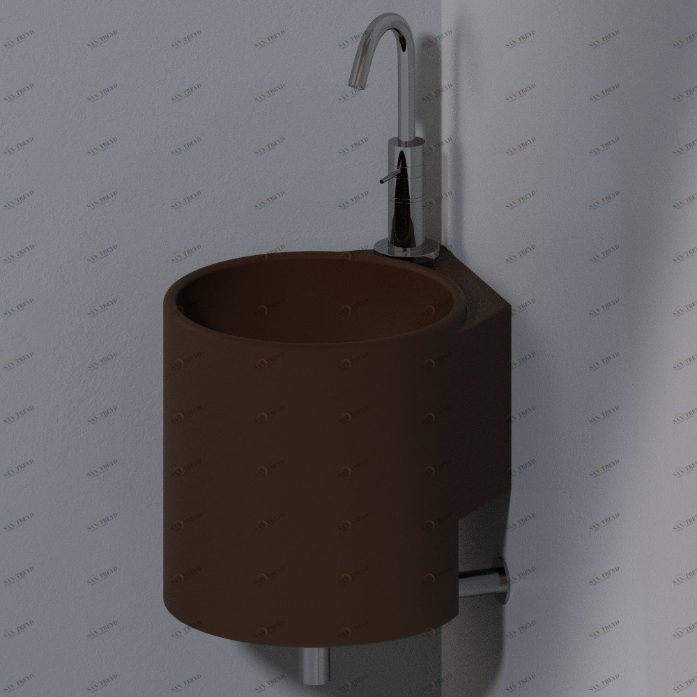 L315T0R1V1.107 Подвесная раковина настенная круглая A. e T. Italia IDEA AeT ITALIA