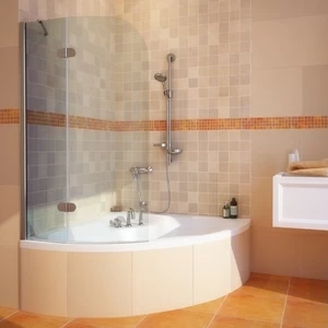 Шторка на ванну 130x150 GV-102AR GUTEWETTER LUX PEARL