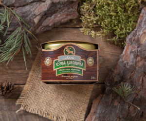 3340 Тушеное мясо лося с зеленым перцем (стекло) Вкусляндия