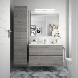 26556 SALGAR Мебель для умывальника FUSSION LINE 900 2 ящика BAY PINE 897 x 540 x 450 Лавровая сосна