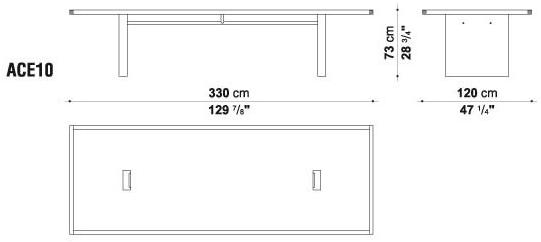 B&B Italia Project Прямоугольный стол для совещаний Ac executive sun-id-1441988 - Вид №2