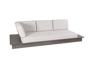 72.00.0704 La Villa Lounge 3-местный серый камень, включая обивку Mbm