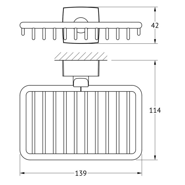 Мыльница-решетка FBS (Чехия) ESP 050 sun-id-561729 - Вид №1