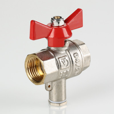 VT.247.N.06 Кран шаровой для подключения датчика температуры Valtec 1"  - Вид №7