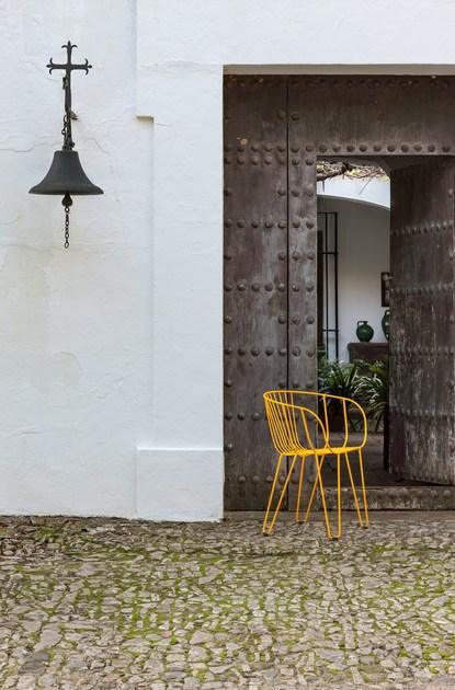 iSimar Штабелируемый садовый стул из оцинкованной стали Olivo 9133 - Вид №12