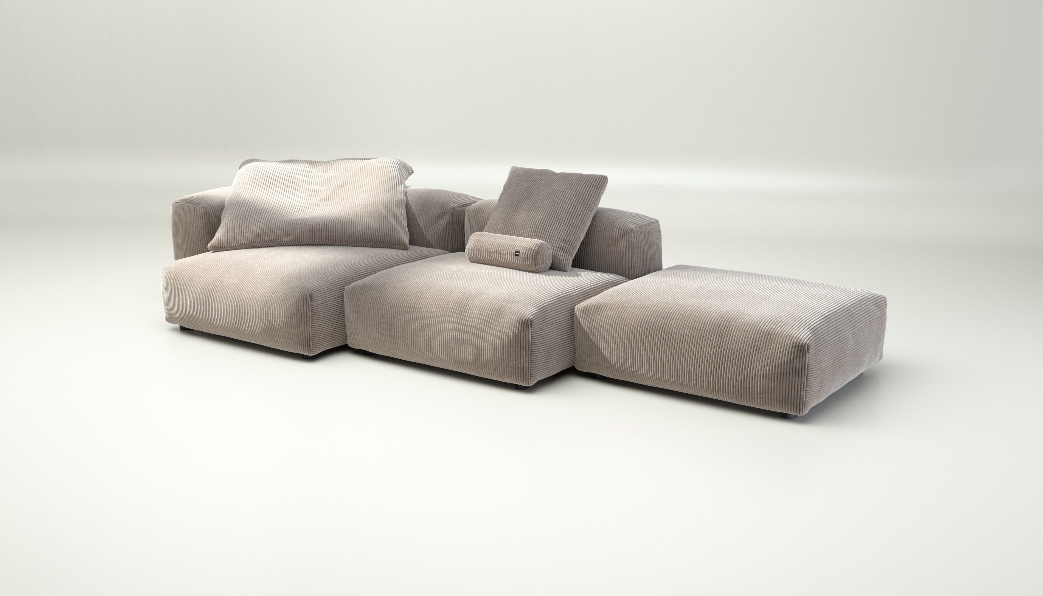 Модульный диван с полуостровом vetsak Cord Velour ARCH-00039016 - Вид №19