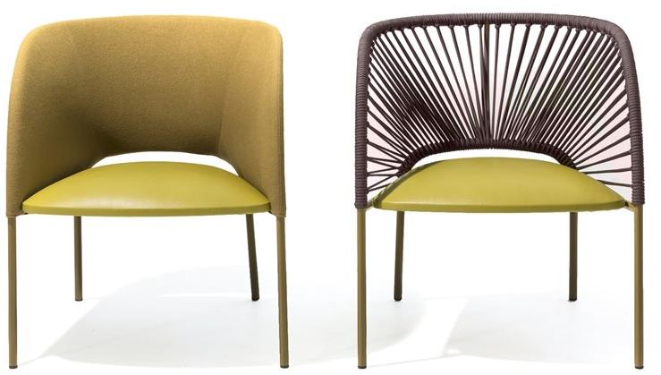 Moroso Кресло с подлокотниками и тканой спинкой Yumi sun-id-1475522 - Вид №2