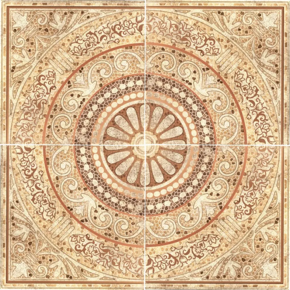 Панно LB Ceramics Тенерифе 90x90 см керамогранит матовый цвет бежевый STLM-2089905 - Вид №2