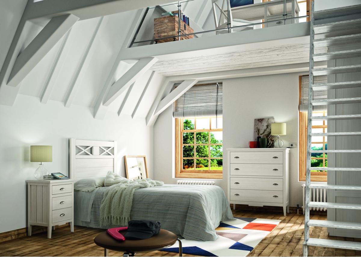 090597 Прикроватная тумба c 3 ящиками Grupo Seys Nantes Santreyd - Вид №1