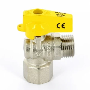 Кран шаровой для газа НВ угловой NORMGAS флажок F.I.V. 1/2"