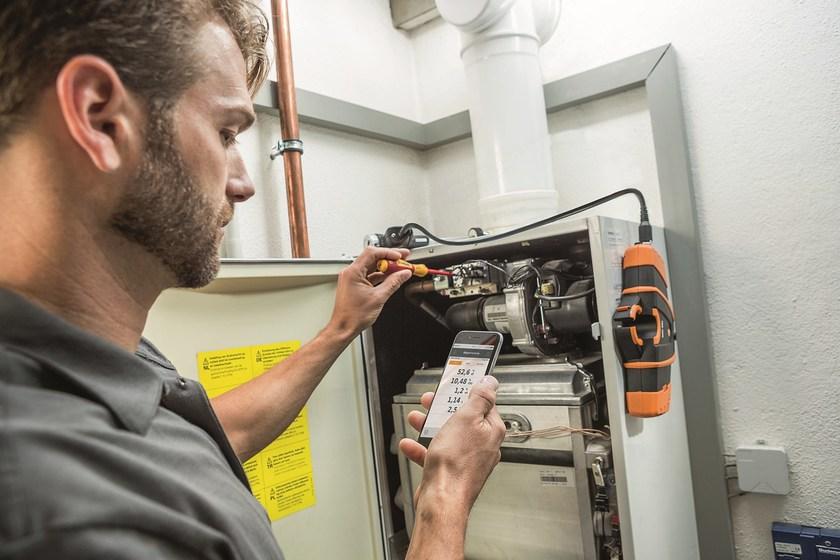 Testo Управление анализатором горения через смартфон sun-id-1481713 - Вид №1