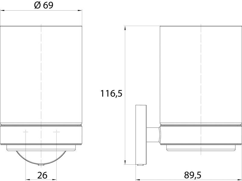 Emco Bad Doorspazzolino стена Round sun-id-1435273 - Вид №5