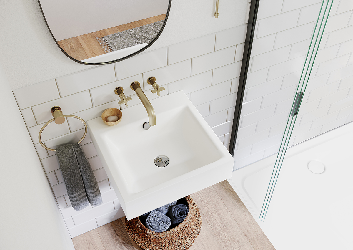 Умывальник KALDEWEI Сталь эмалированная 3164 443 теплый бежевый 20 31643319443 - Вид №6