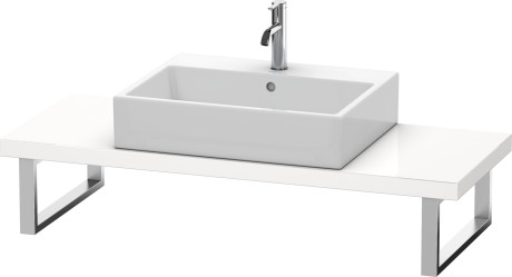 BR100C03131 Brioso Консоль для накладной и встраиваемой сверху раковины компакт Сосна серебристая, декор Duravit - Вид №1