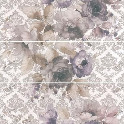 Город на воде MLD\A75\3x\12106R Цветы, из 3 частей 75х75 Kerama Marazzi MLDA753X12106R