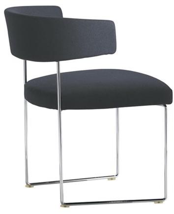 Andreu World Мягкое кресло-санки из ткани с открытой спинкой Tauro So4200 - Вид №1