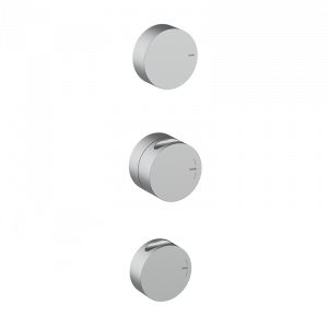 90905003 PREMIUM Инокс Термостатического 2/3 внутренних путей вертикальные фиктивный Нержавеющая сталь GRB MIXERS