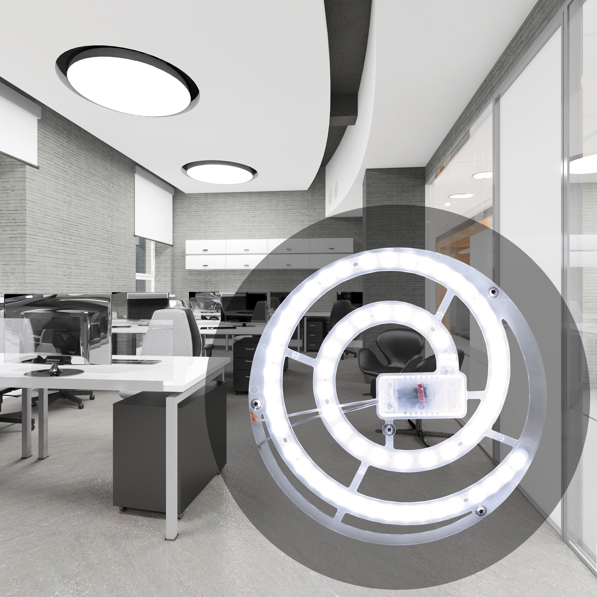 82141066 Модуль светодиодный с драйвером на магнитах 220-240 В 48 Вт диск STLM-0020235 APEYRON  - Вид №7