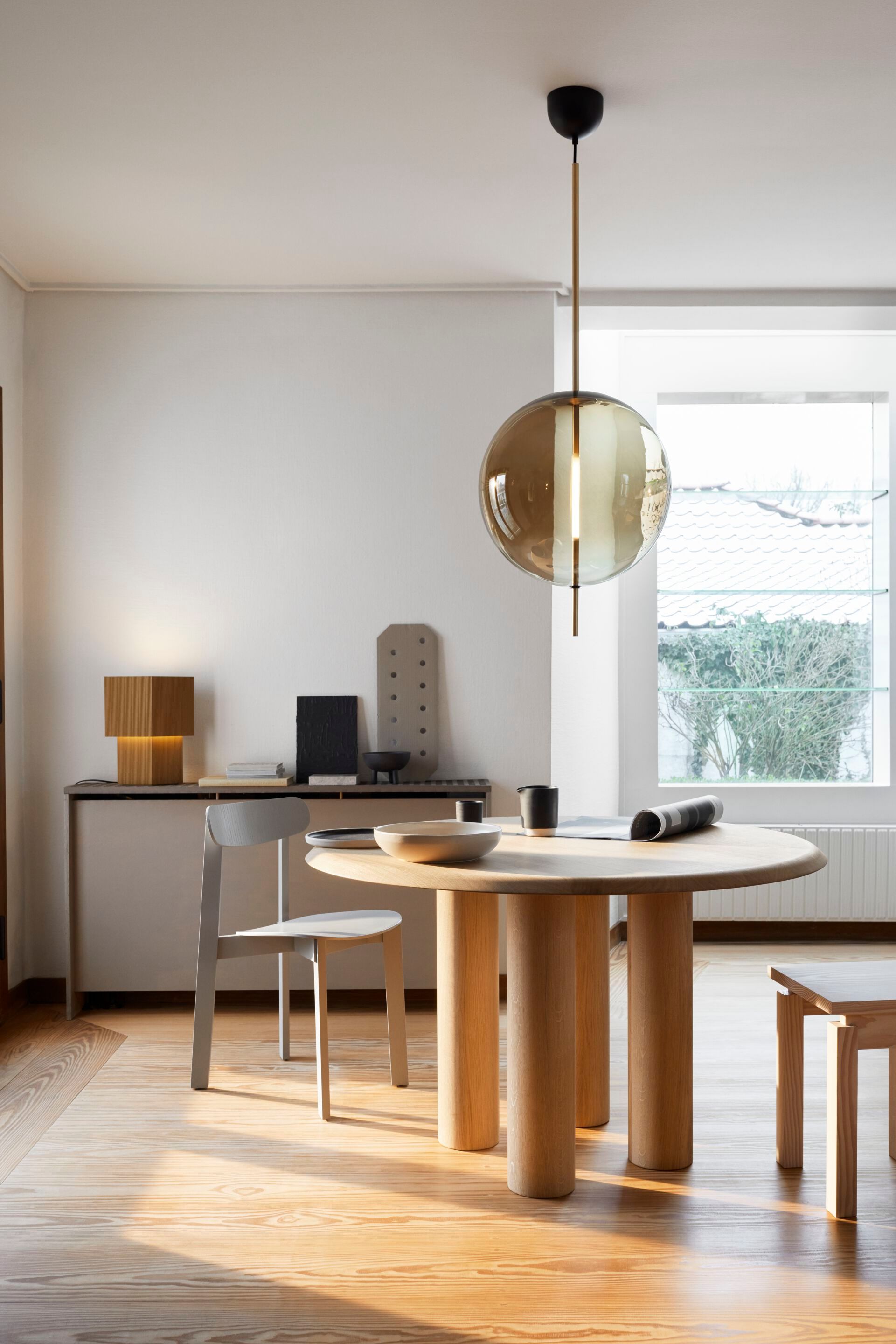 Алюминиевый и стеклянный подвесной светильник Pholc Кандинский ARCH-00129283 - Вид №3