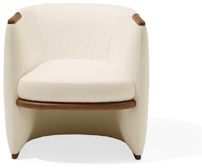 Giorgetti Кресло с обивкой из ткани с подлокотниками sun-id-1365920 - Вид №1