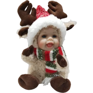 Фигурка новогодняя «Малыш», 20 см, цвет бежевый