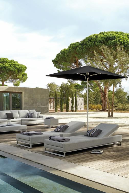 MNST415 Диван фиксированный lotus smokey 290 Manutti Zendo - Вид №8