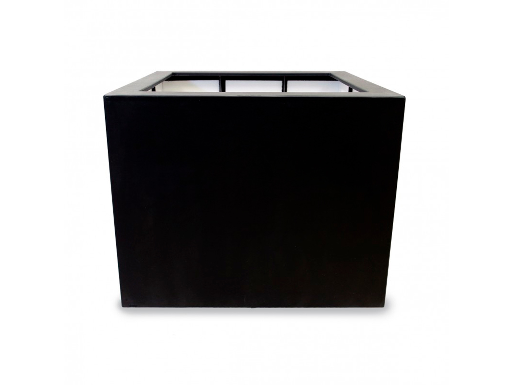 Вазон Кашпо коллекции "Ардена" D-01-49 120/120/80 RAL7021 ГеоПластБорд GPBST-59 - Вид №1