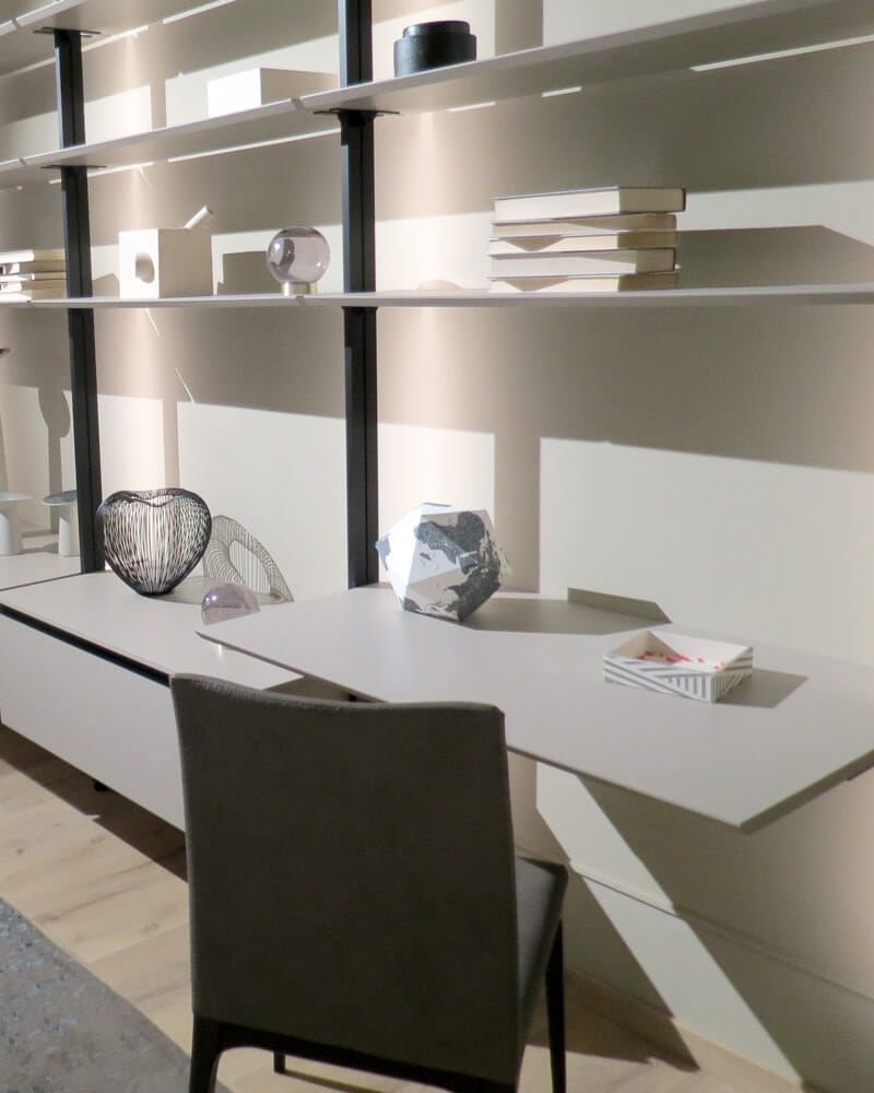 Деревянный книжный шкаф с письменным столом Dall'Agnese BAMBOO ARCH-00010617 - Вид №2