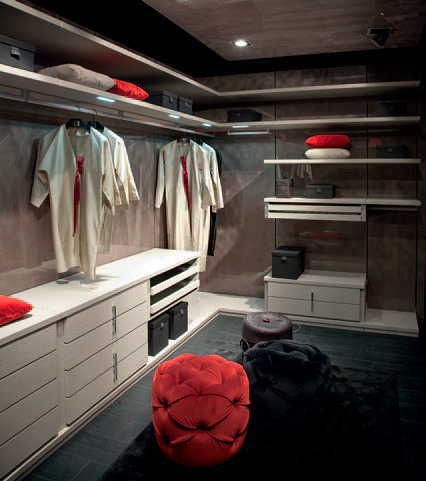 Гардеробная  MALERBA NIGHT SYSTEM C2  - Вид №1