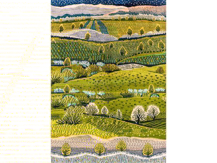 Прямоугольный шерстяной ковер Zollanvari Gabbehs Landscapes ARCH-00055591