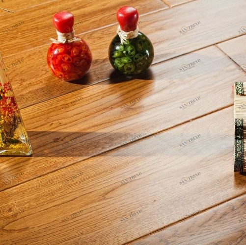 Массивная доска Parketoff Классика Окаванго Дуб (Рельефная) 900х125 мм 2600300405