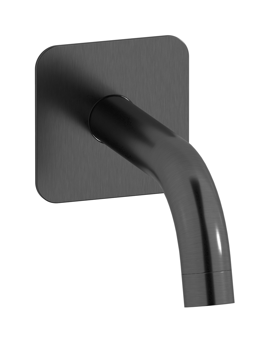 Настенный излив WE ARE IB id320cs_22 Brushed Black Chrome Industria