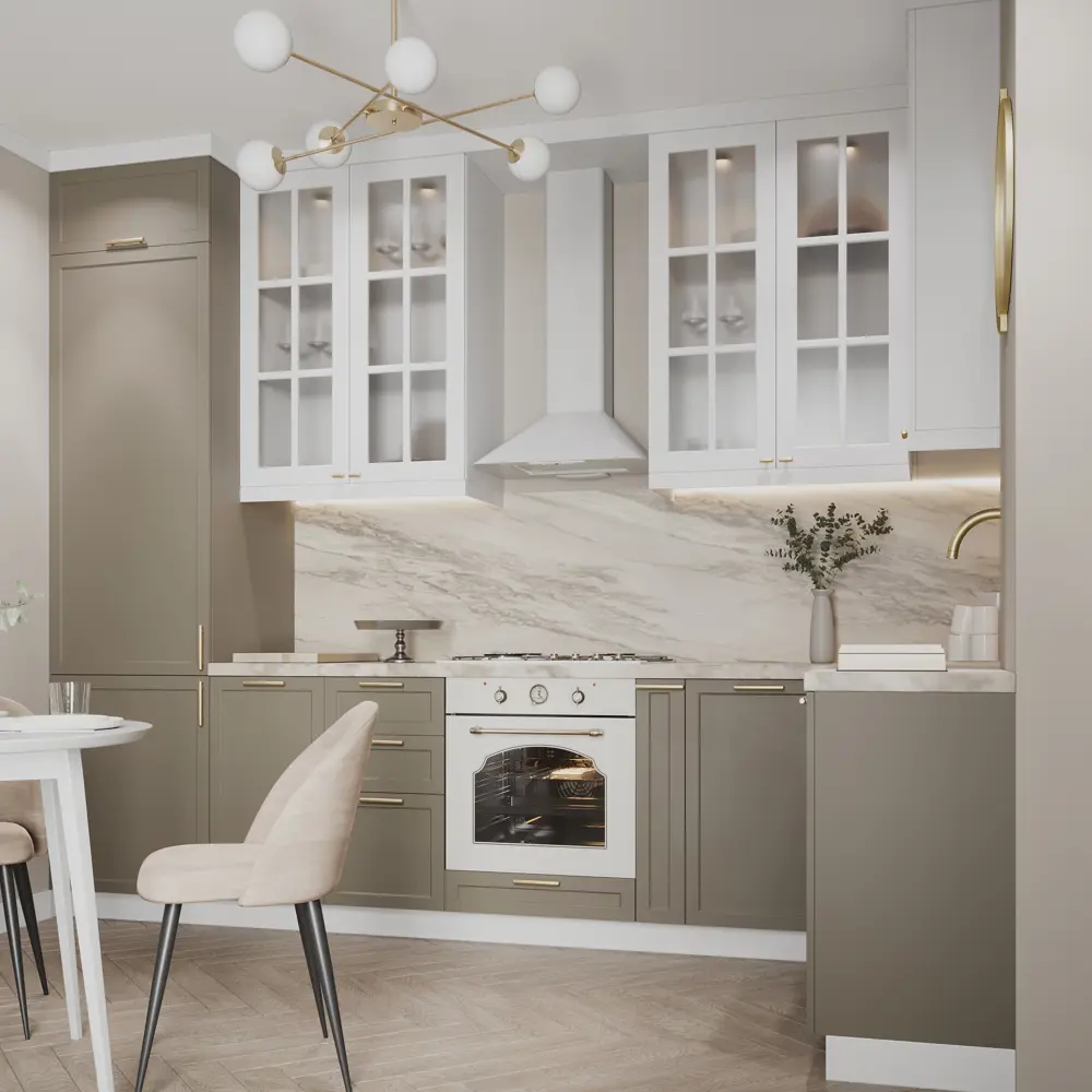 Фасад кухонного шкафа Ньюпорт 39.7x38.1 см KONSENSA МДФ цвет белый Ньюпорт белый STLM-2206696 - Вид №10