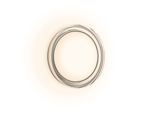 Алюминиевый и стеклянный светодиодный настенный светильник