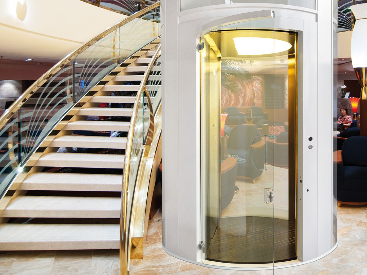 Внутренний гидравлический круглый мини-датчик NOVA Elevators специальный ARCH-00071049 - Вид №10