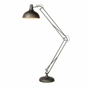 Торшер изогнутый 162х38 см серый Watsie 30709/01/15 LUCIDE WATSIE 00-3889439 Серый