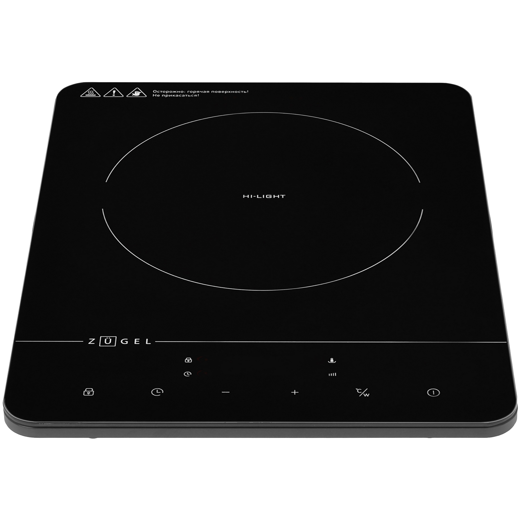 9979557 Плита компактная электрическая ZUGEL ZEHF280B черный STDN-0064561 - Вид №1