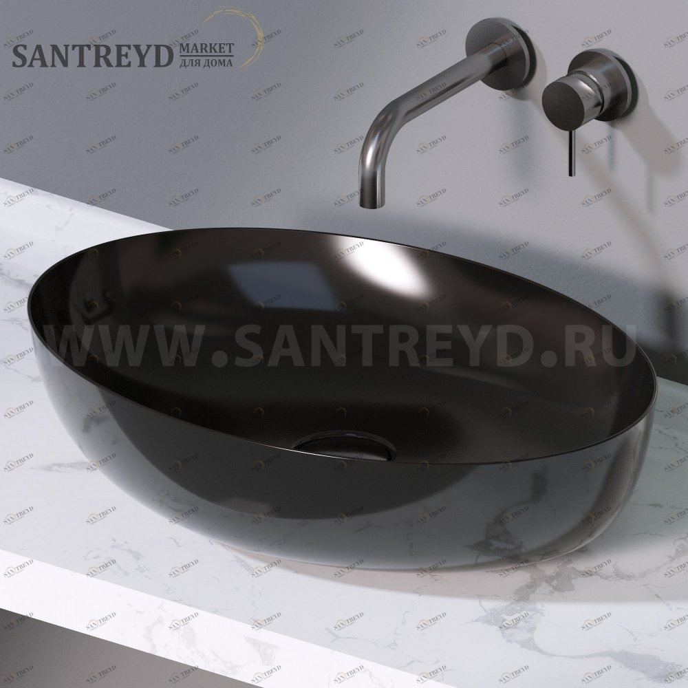 L616104 Накладная раковина на столешницу  овальная A. e T. Italia ELITE AeT ITALIA