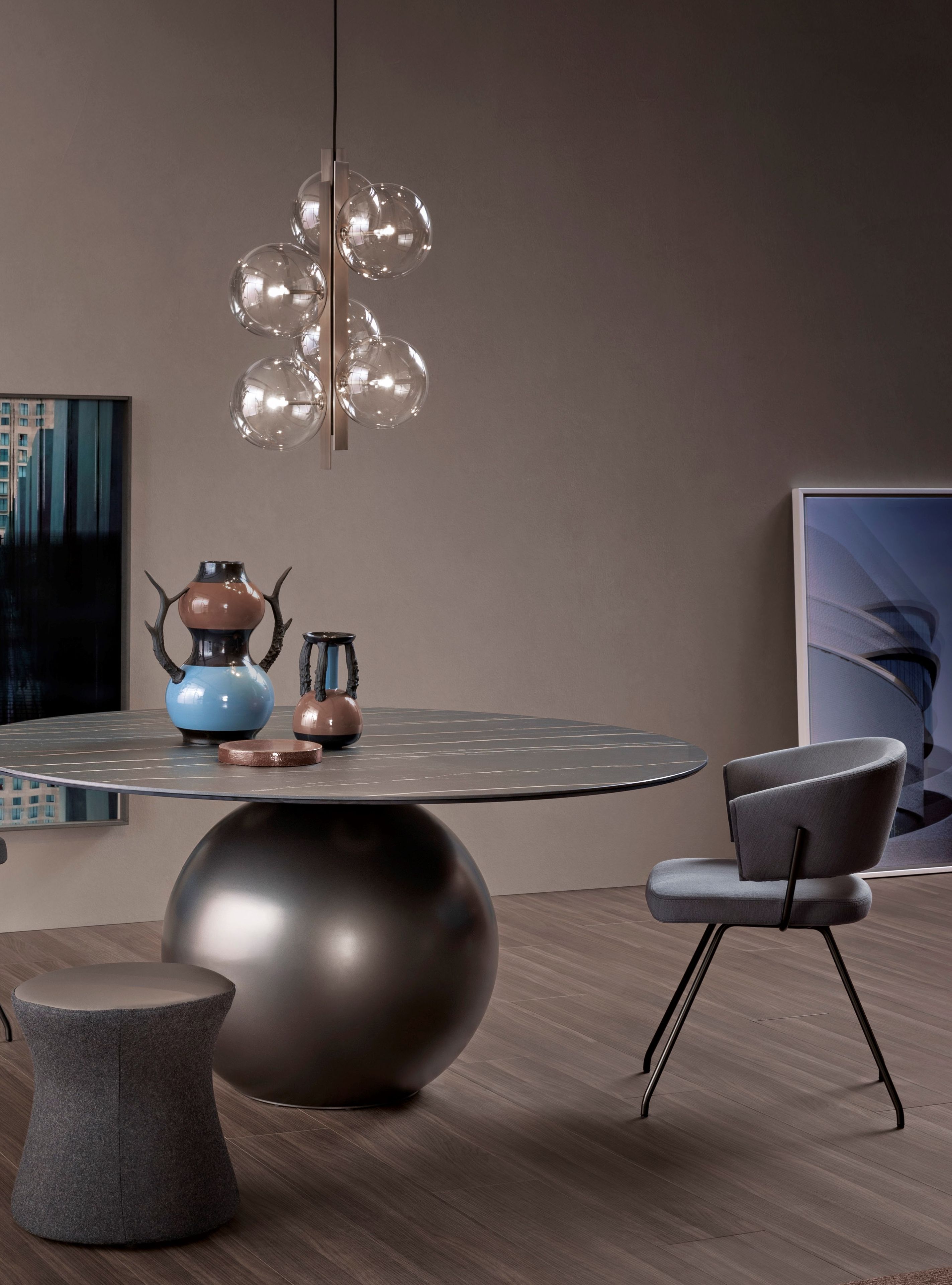 Кожаный мягкий стул BONALDO Bahia ARCH-00031302 - Вид №3