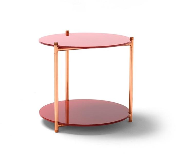 EPÒNIMO Круглый журнальный столик из хрусталя Long playing Lp003/004  - Вид №2