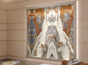 Пол / керамогранит с мраморным эффектом