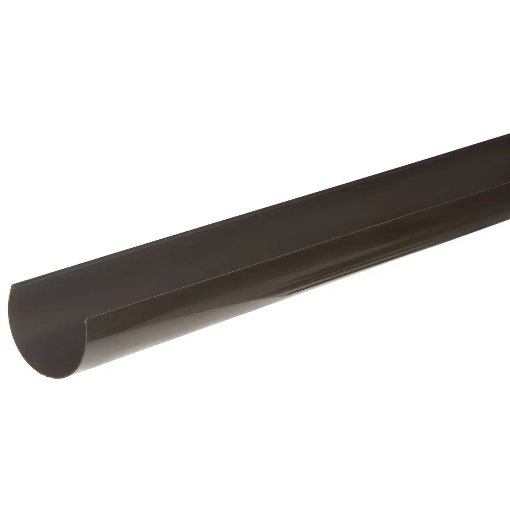 81930164 Желоб водосточный Dacha 120 мм 3 м коричневый STLM-1015902 DÖCKE  - Вид №1